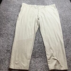 Tommy Bahama Chino Shorts Mens 44x30 Khaki Flat Front Stretch Casual performance